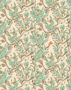 Art Nouveau Floral Vines Rug