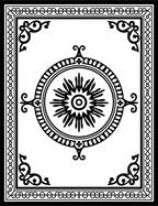 Classic Round Medallion Border Design Rug