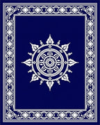 Ornate Mandala Geometric Border Design Rug