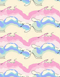Pastel Abstract Contour Organic Rug
