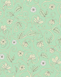 Whimsical Floral Vine Patterned Rug