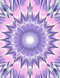 Floral Mandala Geometric Pattern Rug