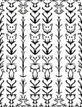 Bold Geometric Animal Inspired Pattern Rug
