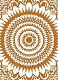 Circular Symmetrical Pattern Rug