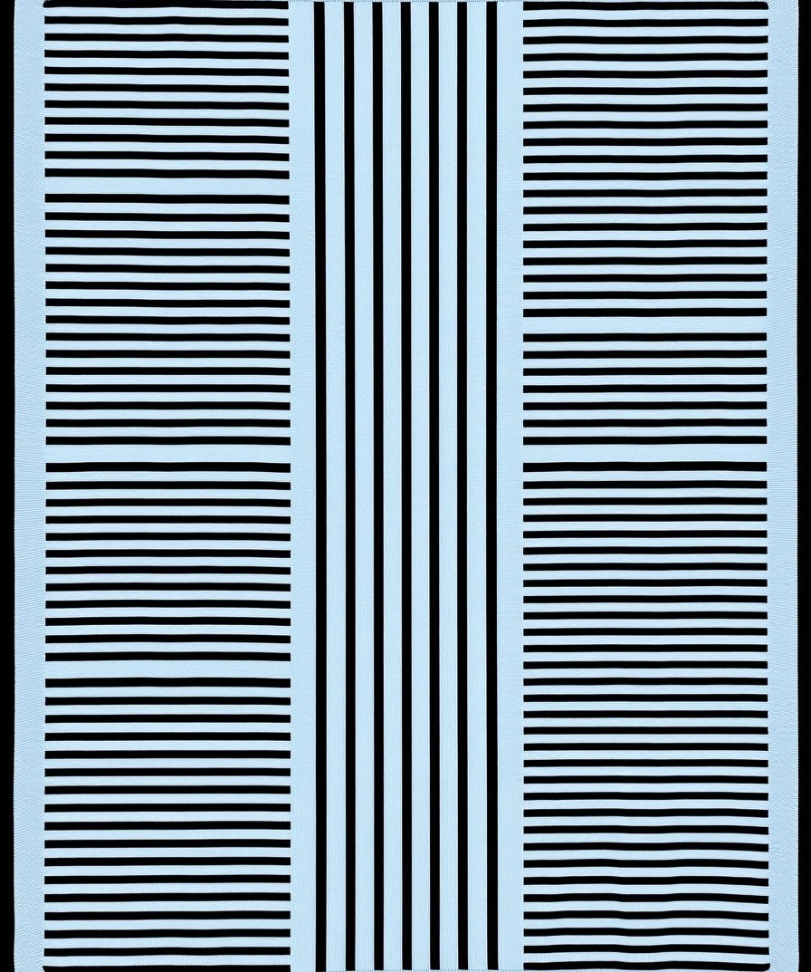 Striped Geometric Modern Design Rug