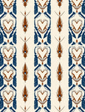 Majestic Feather Heart Pattern Design Rug
