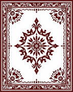 Classic Medallion Intricate Border Rug