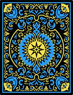 Bold Starburst Floral Patterned Rug
