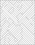 Diagonal Herringbone Pattern Design Rug