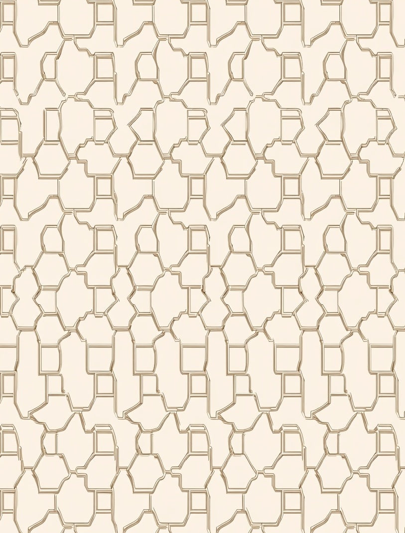 Abstract Geometric Line Contour Rug