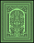 Abstract Tribal Geometric Design Rug