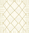 Elegant Diamond Grid Pattern Rug
