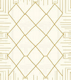 Elegant Diamond Grid Pattern Rug
