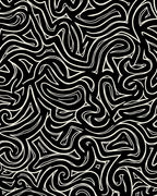 Abstract Swirls And Angles Rug