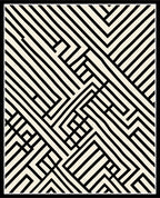 Bold Abstract Geometric Stripe Rug