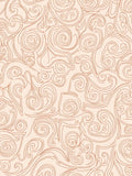 Swirly Stylized Line Art Rug