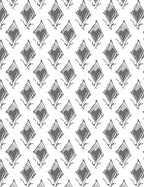 Diamond Pattern With Sketchy Details Rug