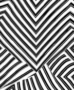 Monochromatic Abstract Stripe Design Rug