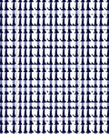 Indigo White Checkered Graphic Pattern Rug