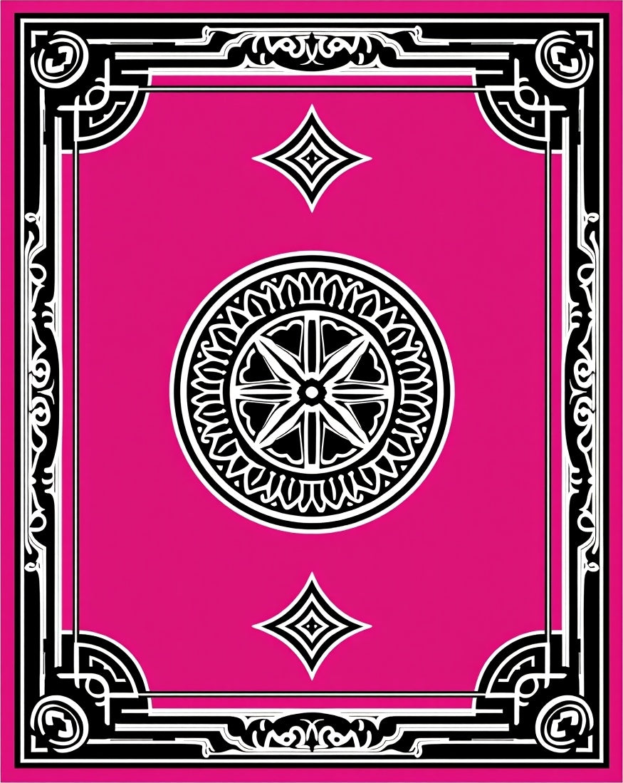 Vibrant Geometric Mandala Ornate Style Rug