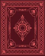 Intricate Floral Geometric Filigree Rug