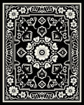 Floral and Leaf Intricate Pattern Rug
