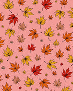 Autumn Leaves Pattern Design Rug