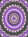 Vibrant Purple Mandala Pattern Design Rug