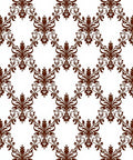 Elegant Floral Damask Pattern Rug