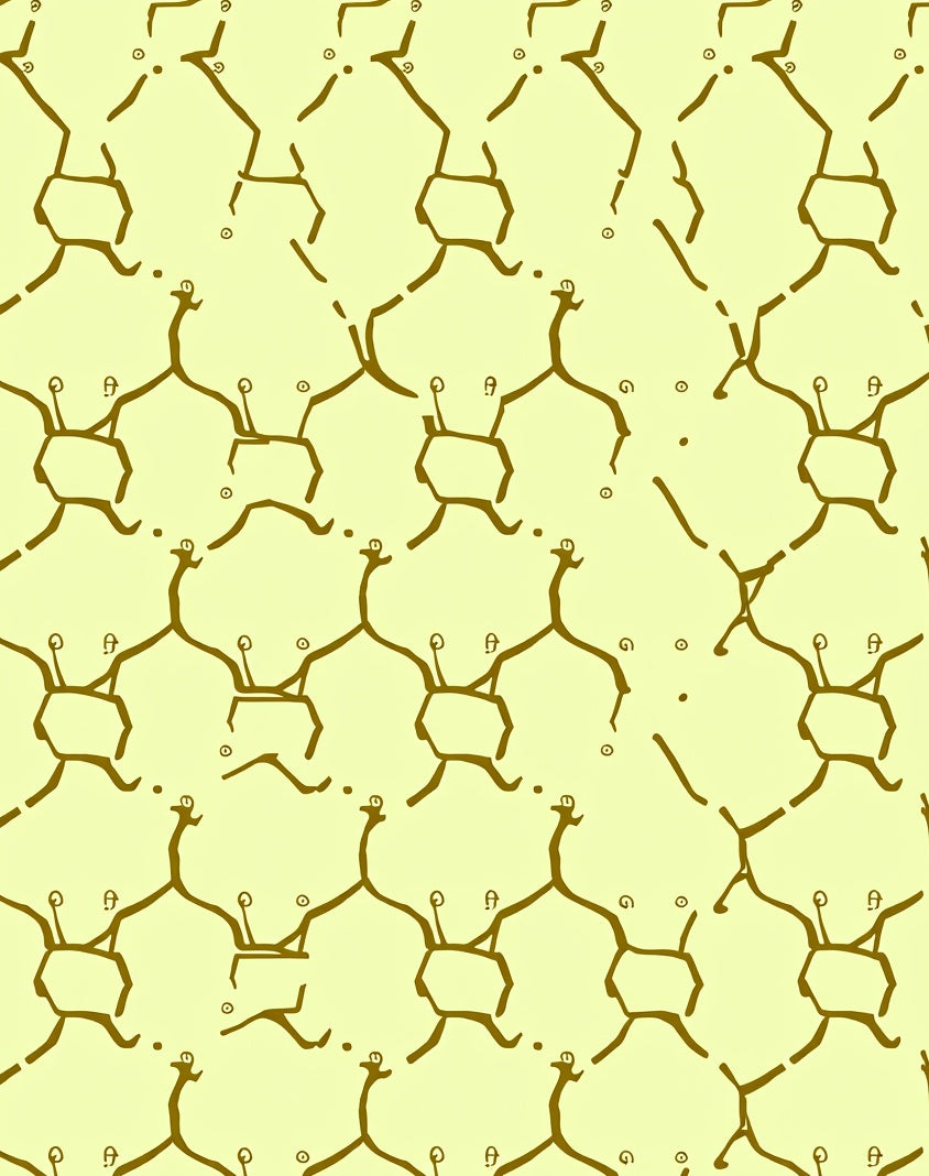 Organic Honeycomb Pattern Design Rug