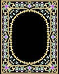 Ornate Floral Archway Pattern Rug