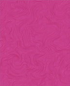 Pink Abstract Contour Pattern Rug