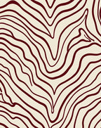 Bold Wavy Animal Print Rug