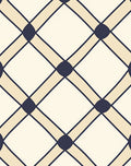 Classic Lattice Geometric Diamond Pattern Rug