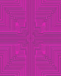Bold Geometric Maze Pattern Rug