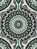 Intricate Floral Mandala Pattern Rug