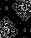 Celestial Mandala Starry Night Design Rug