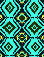 Bold Diamond Tribal Pattern Rug