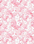 Soft Pink Abstract Blob Pattern Rug
