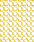 Golden Teacup Pattern Rug