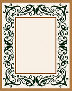 Elegant Scrollwork Arabesque Style Rug