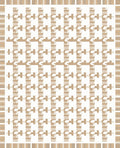 Modern GeometricHoundstooth Pattern Rug