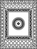 Bold Geometric Sunburst Tribal Pattern Rug