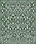 Intricate Abstract Stylized Pattern Rug