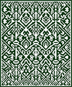 Intricate Abstract Stylized Pattern Rug