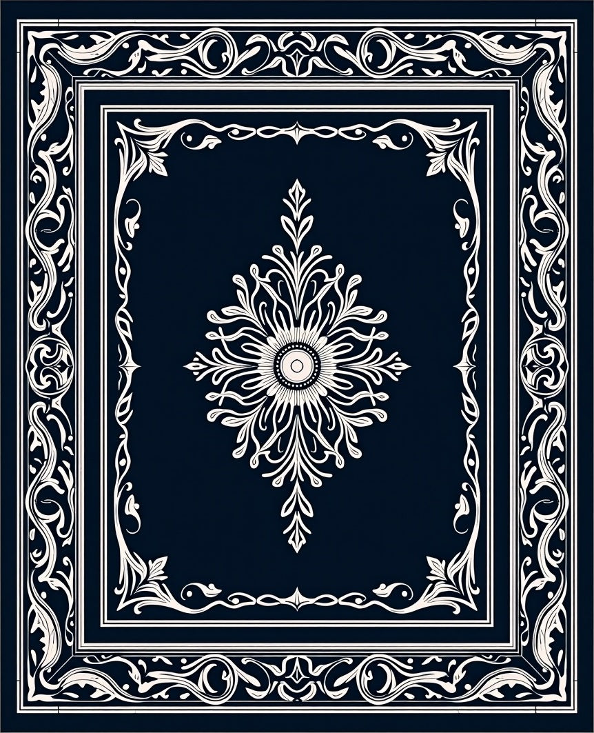 Classic Floral Intricate Design Rug