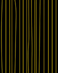 Black and Yellow Vertical Stripe Rug