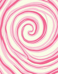 Pink Swirl Abstract Pattern Rug