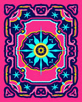 Bold Floral Sunburst Paisley Rug