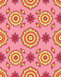 Vibrant Mandala Flower Pattern Rug